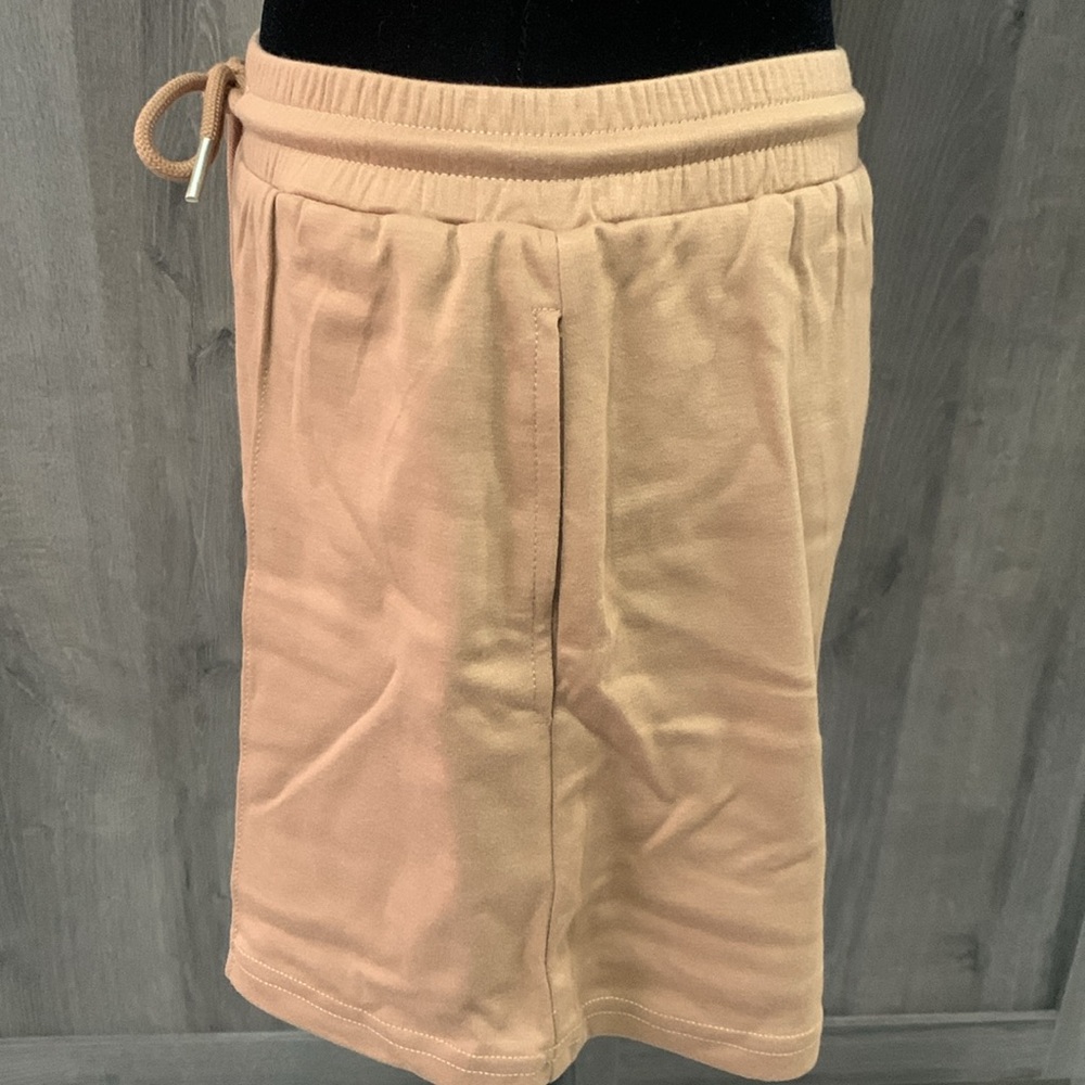 New Cider Fashions Light Brown Shorts & Crop Top Set Womens Size X-Small - Picture 8 of 11